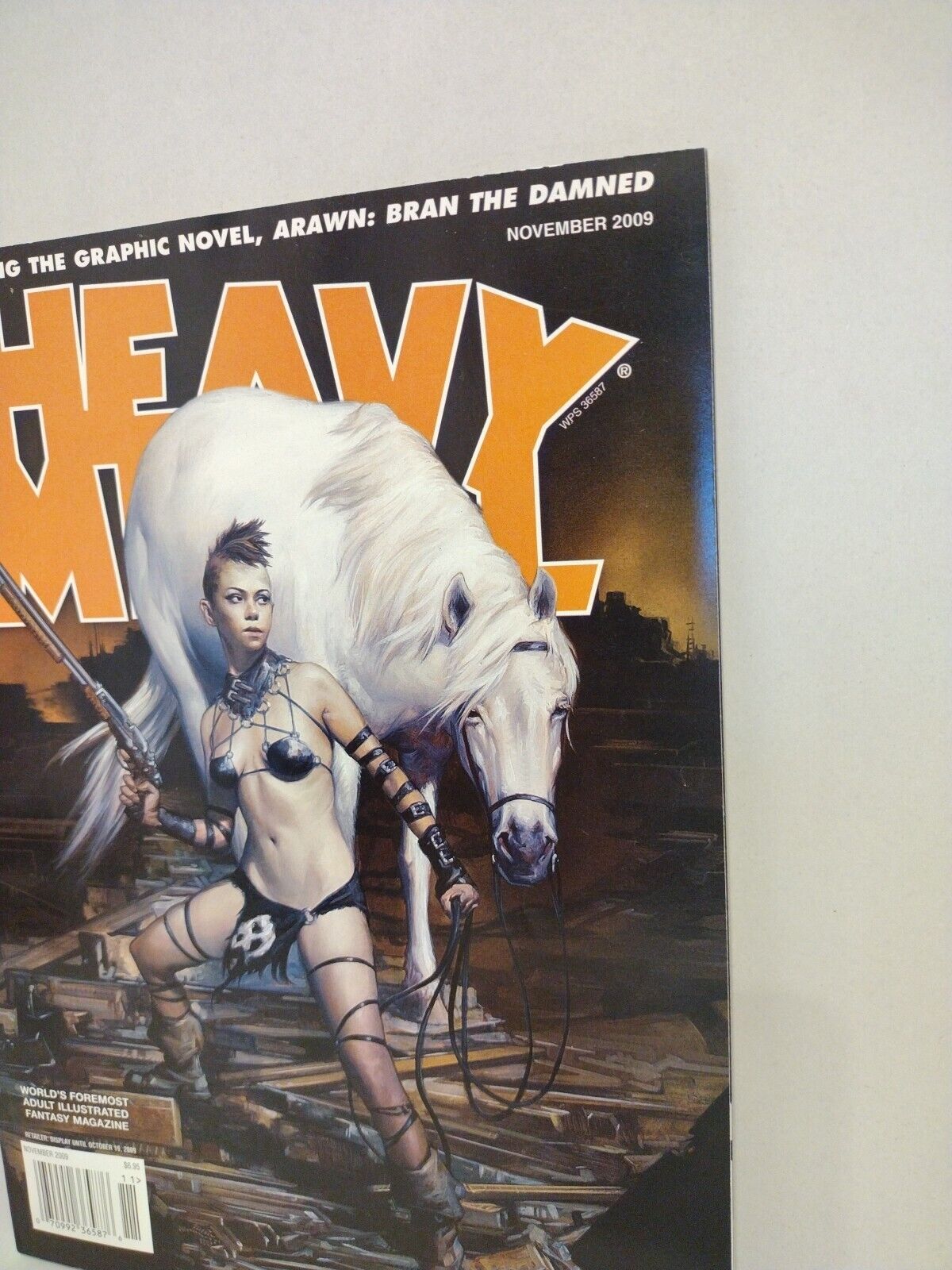 HEAVY METAL Magazine (Nov, 2009) Colt The Outlander Boris Vallejo New 