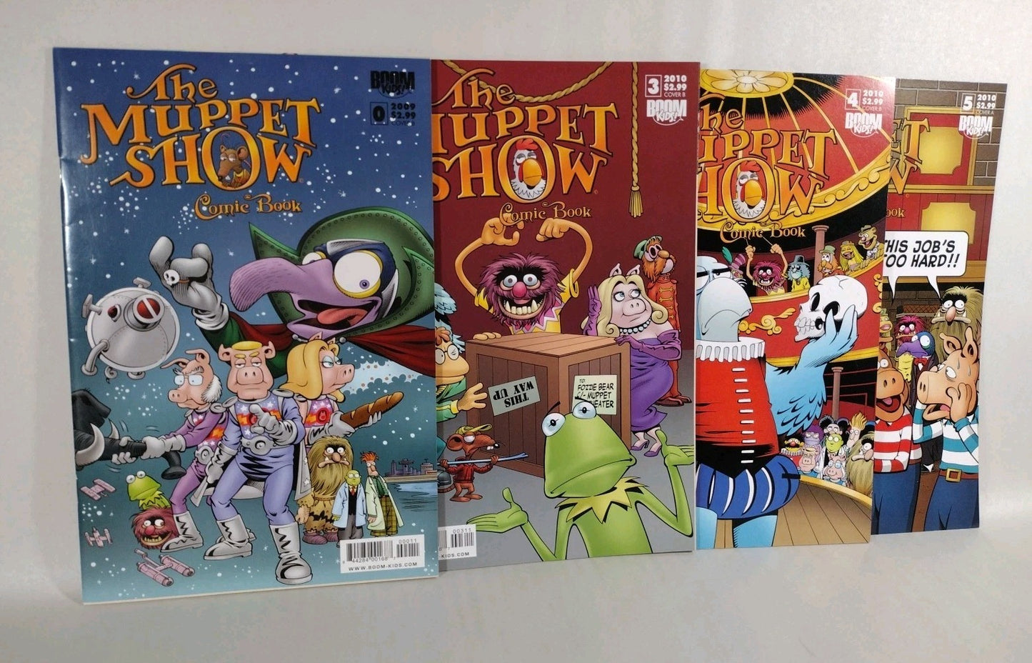 Muppet Show Comic Book (2010) Boom Studios lot #0 3 4 5 VF-NM