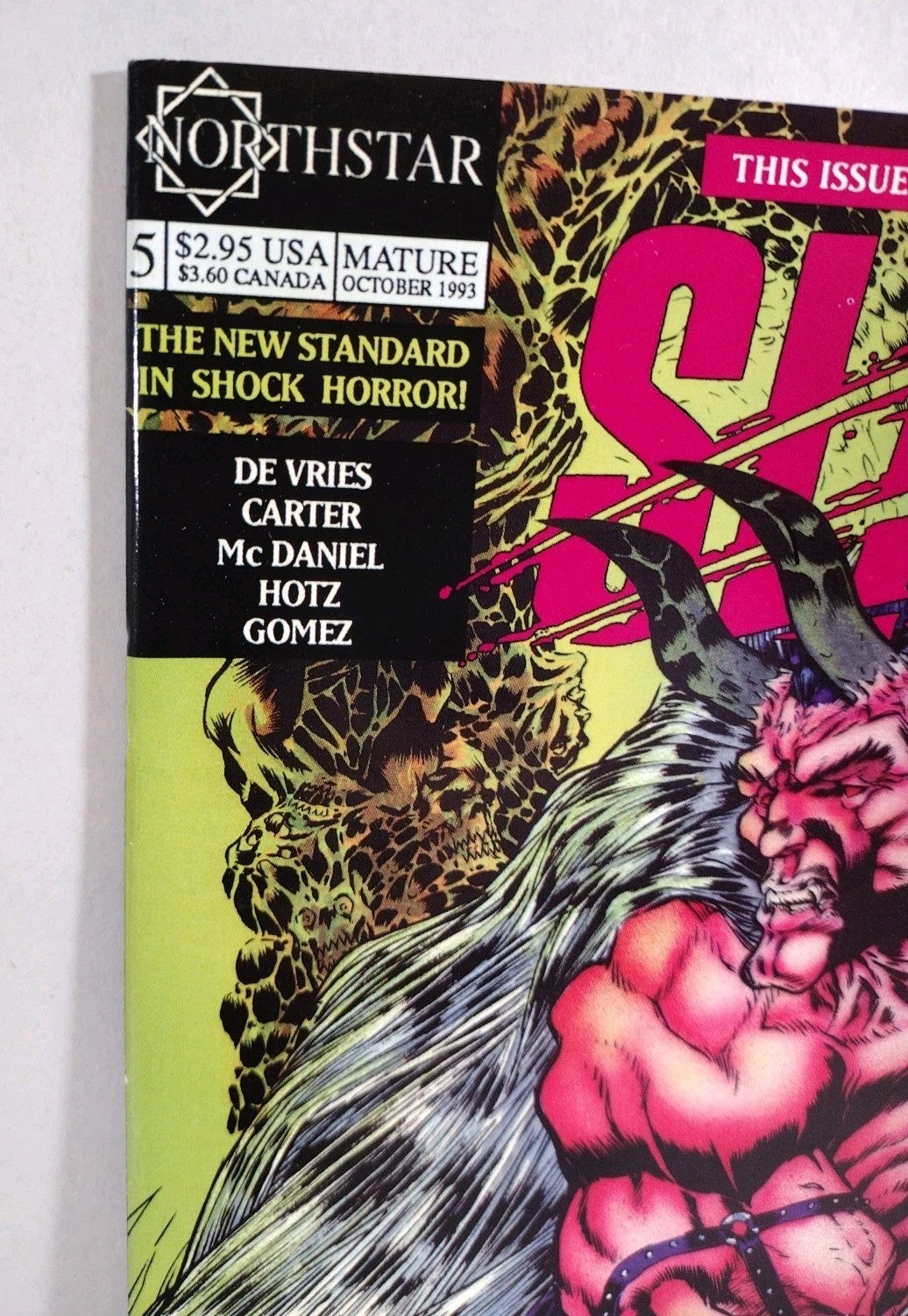 Slash #5 (1991) Arpad Northstar Horror Comic Adam McDaniel Cover Art Last issue