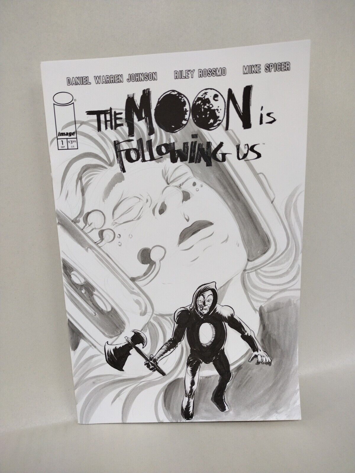 The Moon Is Following Us #1 (2024) Image Comics Sketch Cover Var W Original Art