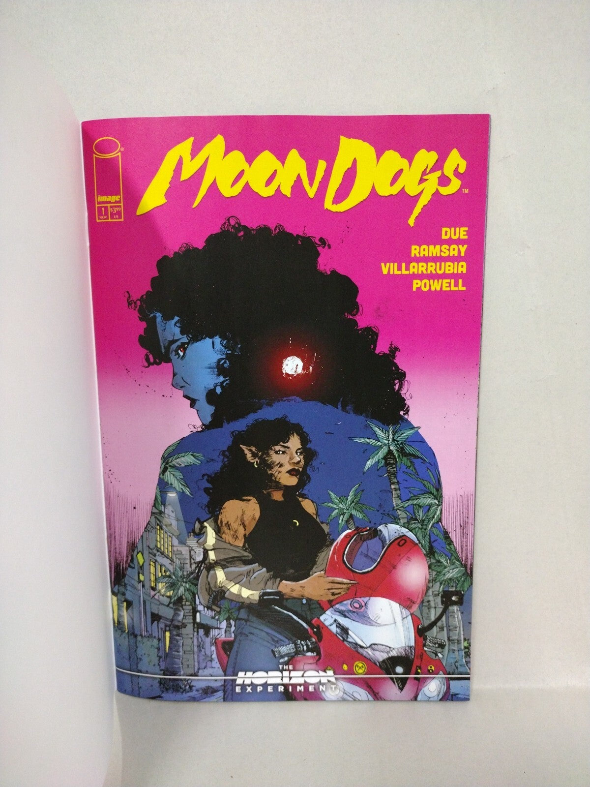 Moon Dogs 1 Horizon Experiment Image Comic Sketch Variant W Original DCastr Art