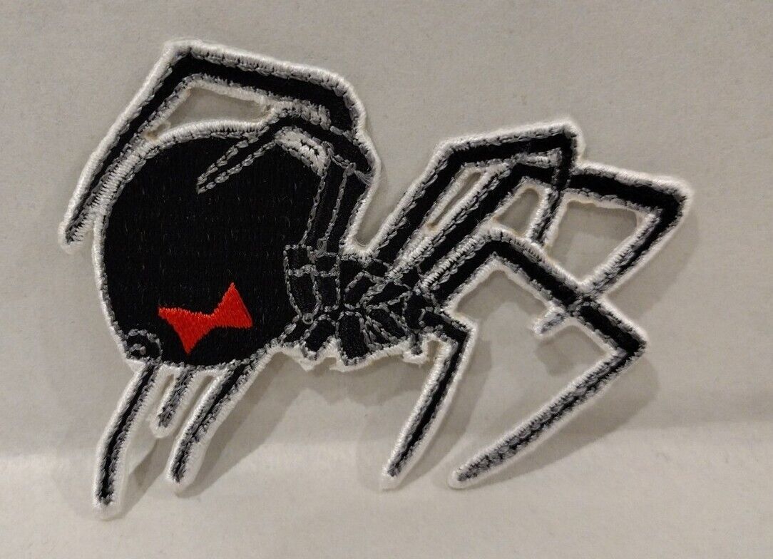 Black Widow Spider 3" Embroidered Patch Lot Of 2 New Unused