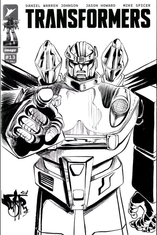 Transformers #13 (2024) Image Comic Sketch Variant Cover W Original Prowl Art