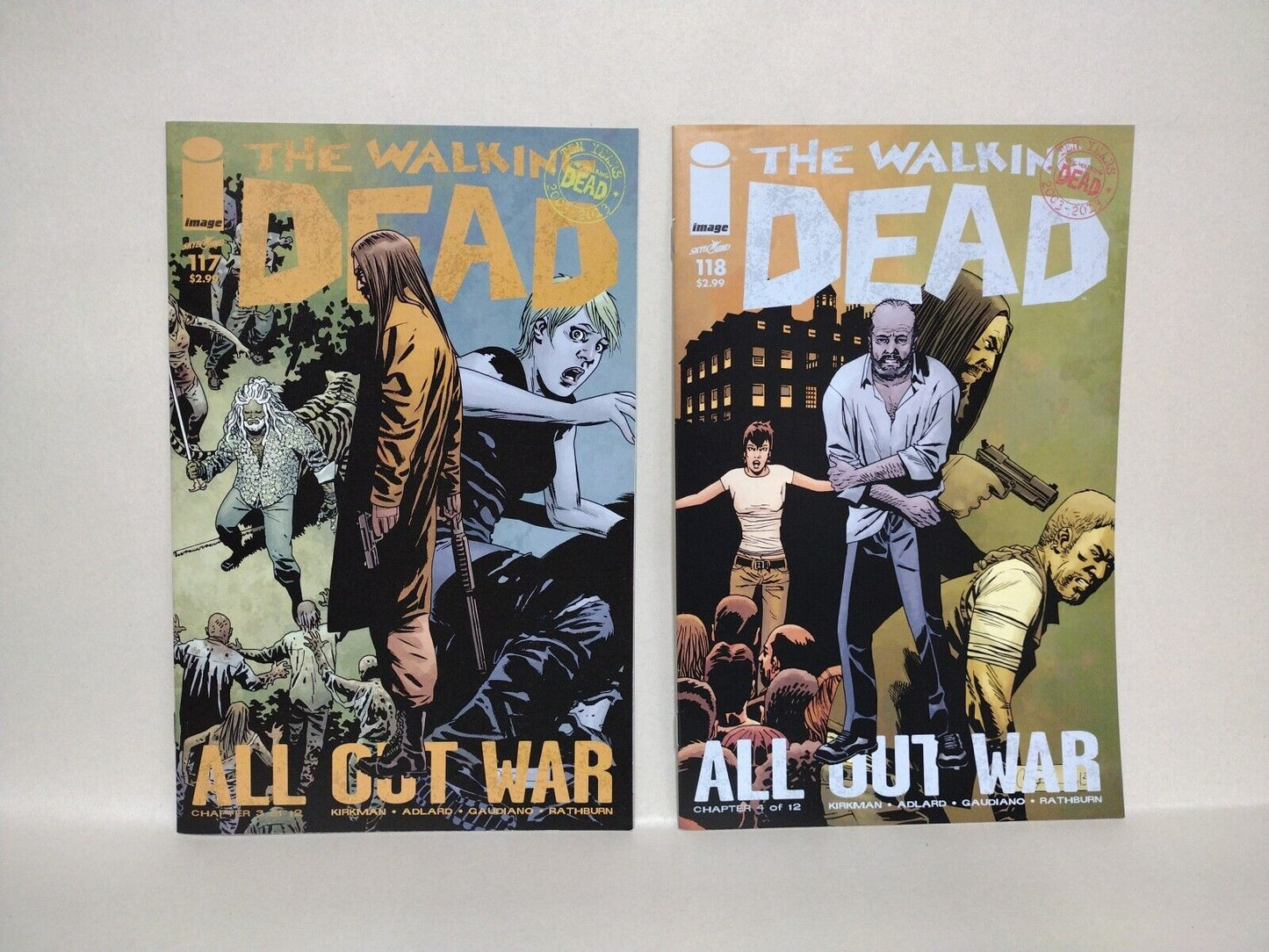 Walking Dead (2013) Image Comic Lot Set #114 116-123 125 129 132 All Out War