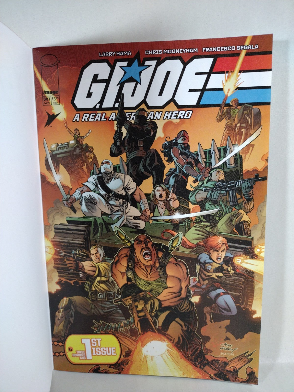 GI Joe Real American Hero #301 Image Comic BLANK Sketch Cover Variant Hama NM