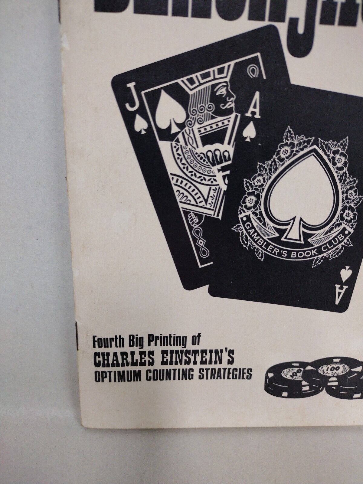 How To Win At Black Jack (1975) Gambler's Book Club SC Charles Einstein 