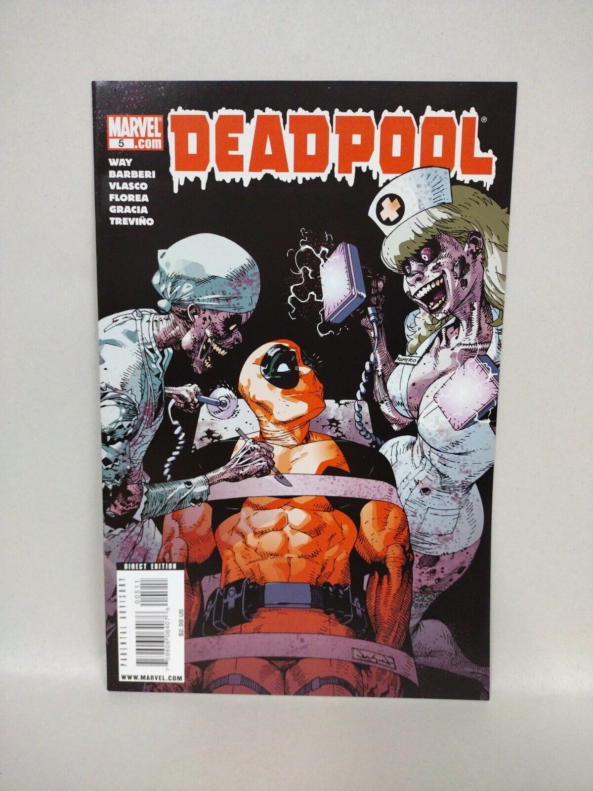 Deadpool (2008) Marvel Comic Lot Set #1 2 3 4 5 6 7 8 9 Daniel Way Paco Medina