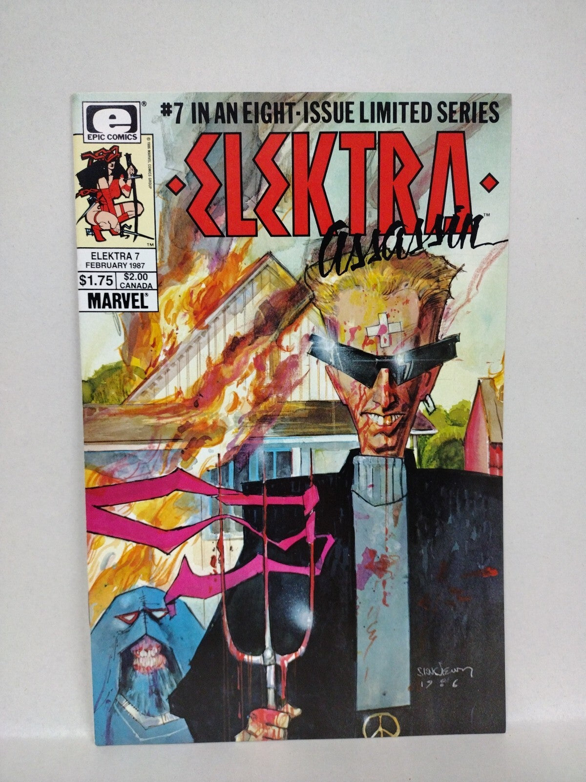 Elektra Assassin (1986) Marvel Comic Lot Set #1 2 3 4 5 7 8 Bill Sienkiewicz