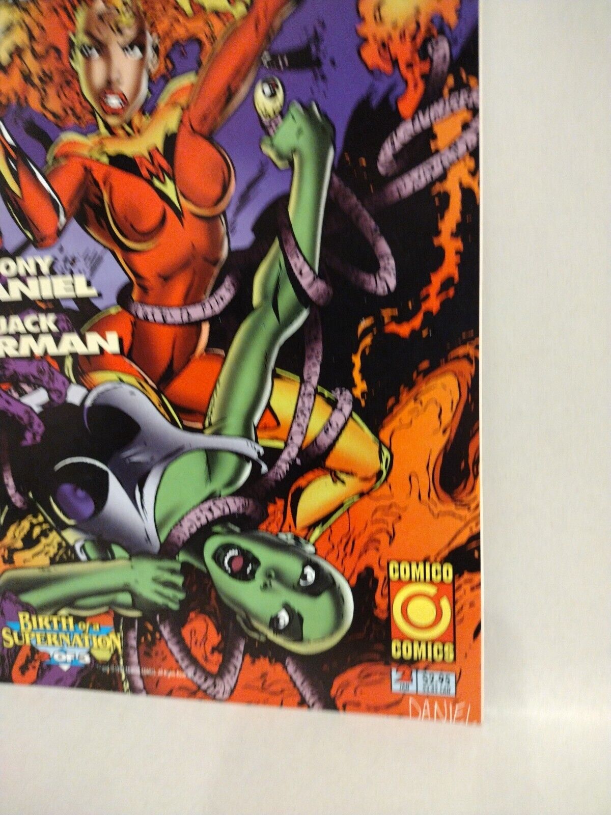 Elementals #1 2 (1996) Comico Birth Of A Supernation Tony Daniel Comic Set VF-NM