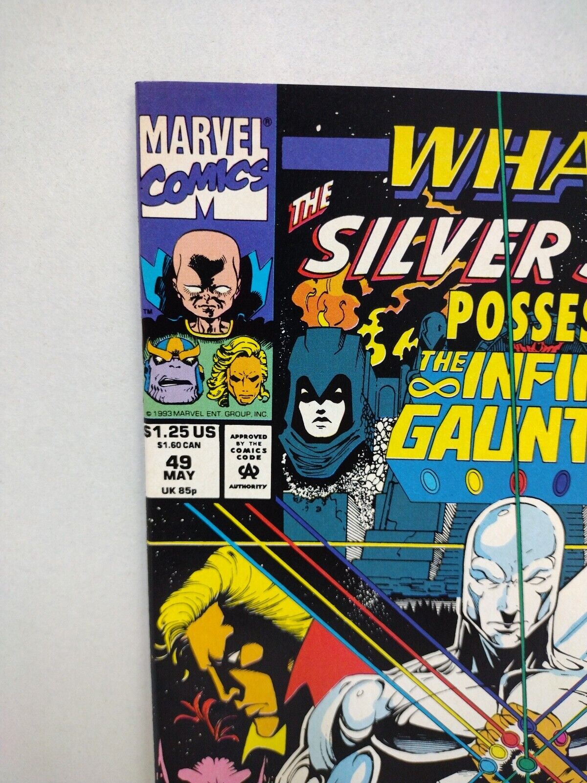 What If...#49 (1993) Marvel Comic Silver Surfer Infinity Gauntlet NM