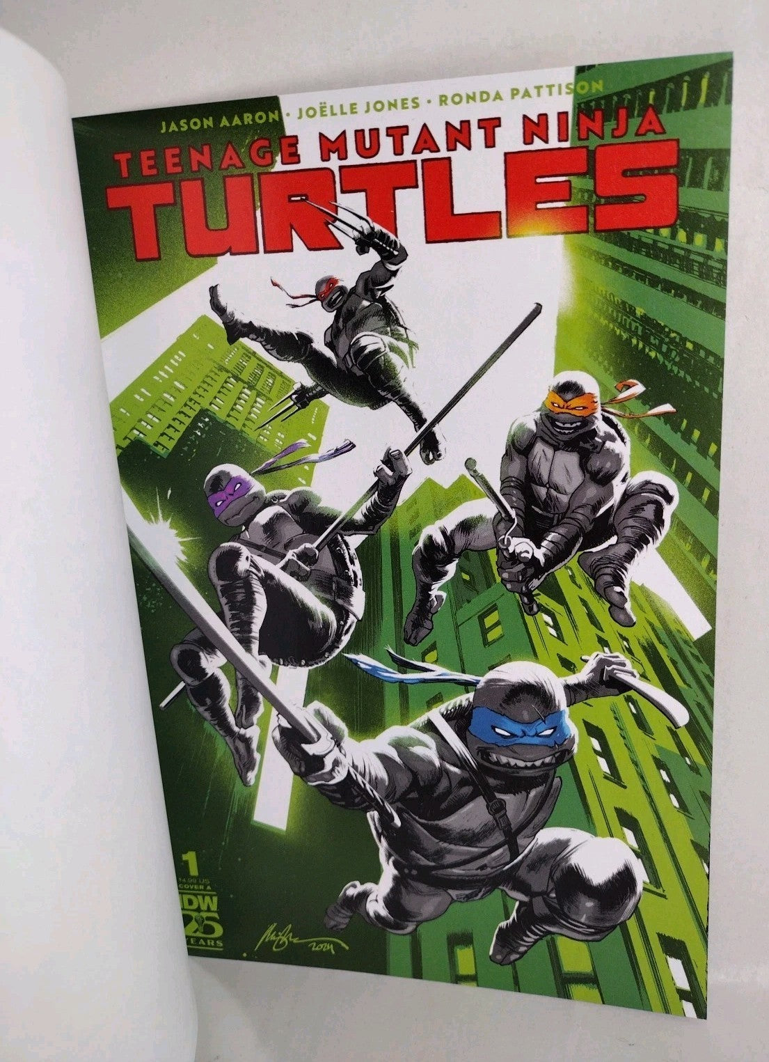 Teenage Mutant Ninja Turtles #1 (2024) IDW Sketch Cover Variant W Original Art