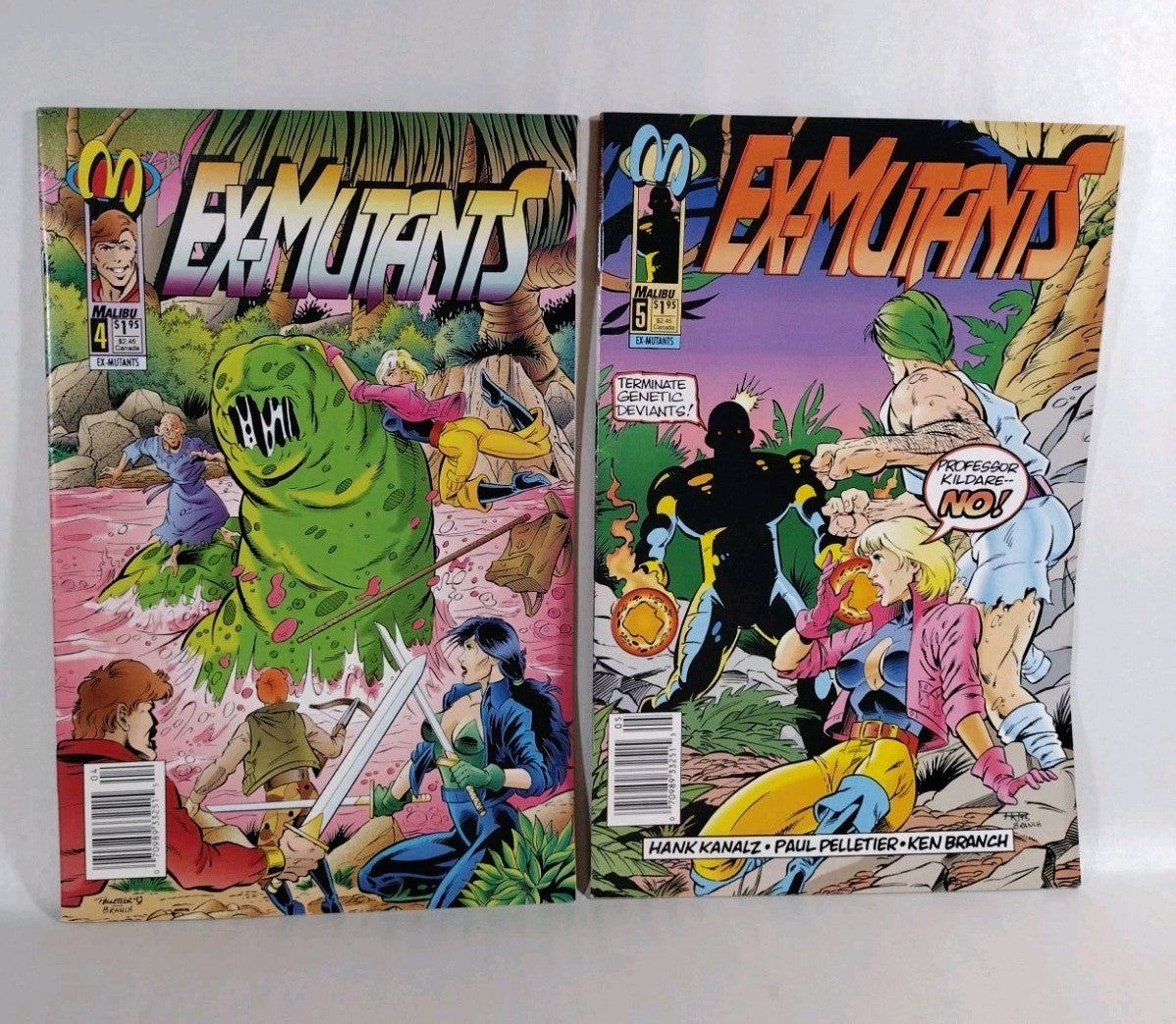 Ex-Mutants (1996) Malibu Comic Lot Of 11 #1 2 4-10 13 14 VF-NM