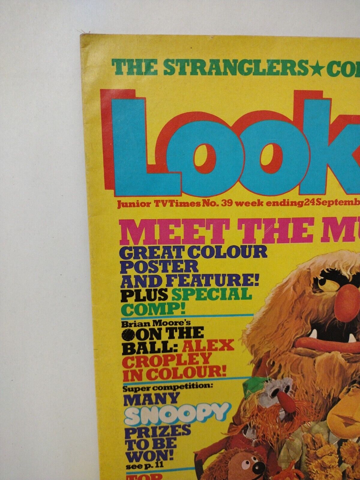 Look-In Magazine #39 (1977) British Import Muppets Bionic Man Woman Comic