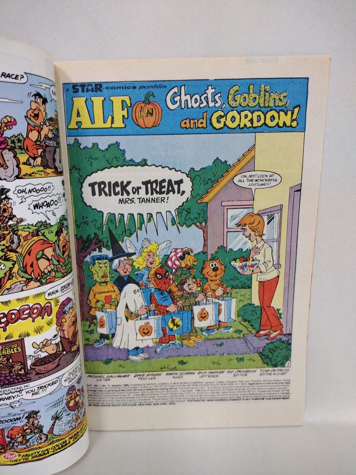 Alf (1988) Marvel Star Comic Lot Set #4 6 11 17 Gordon Shumway Halloween Issue