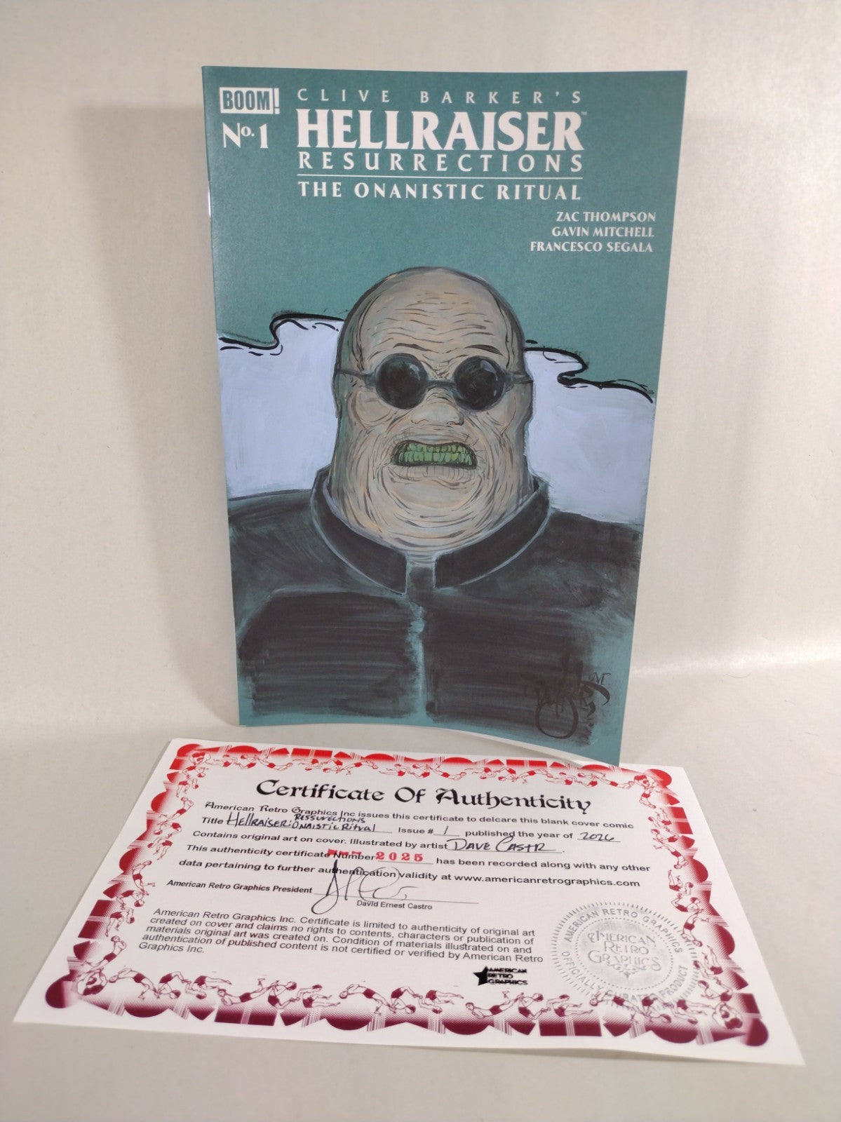 Hellraiser Resurrection Onanistic Ritual #1 Sketch Cover W Original DCastr Art