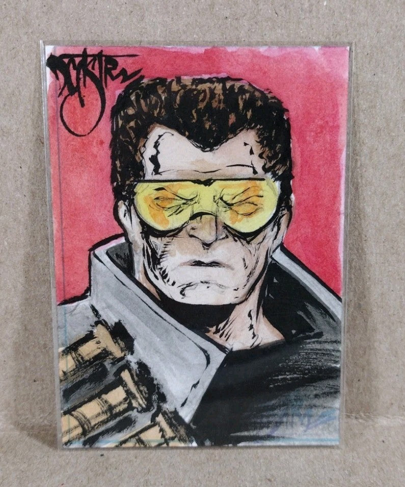Dave Castr Crusin (2025) OAC Sketch Card W Original Marvel Blade Art ACEO
