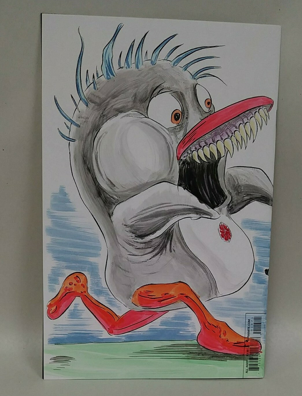 Doodle Jump Comics 1 Keenspot 2014 Sketch Cover Comic W Original Dave Castr Art