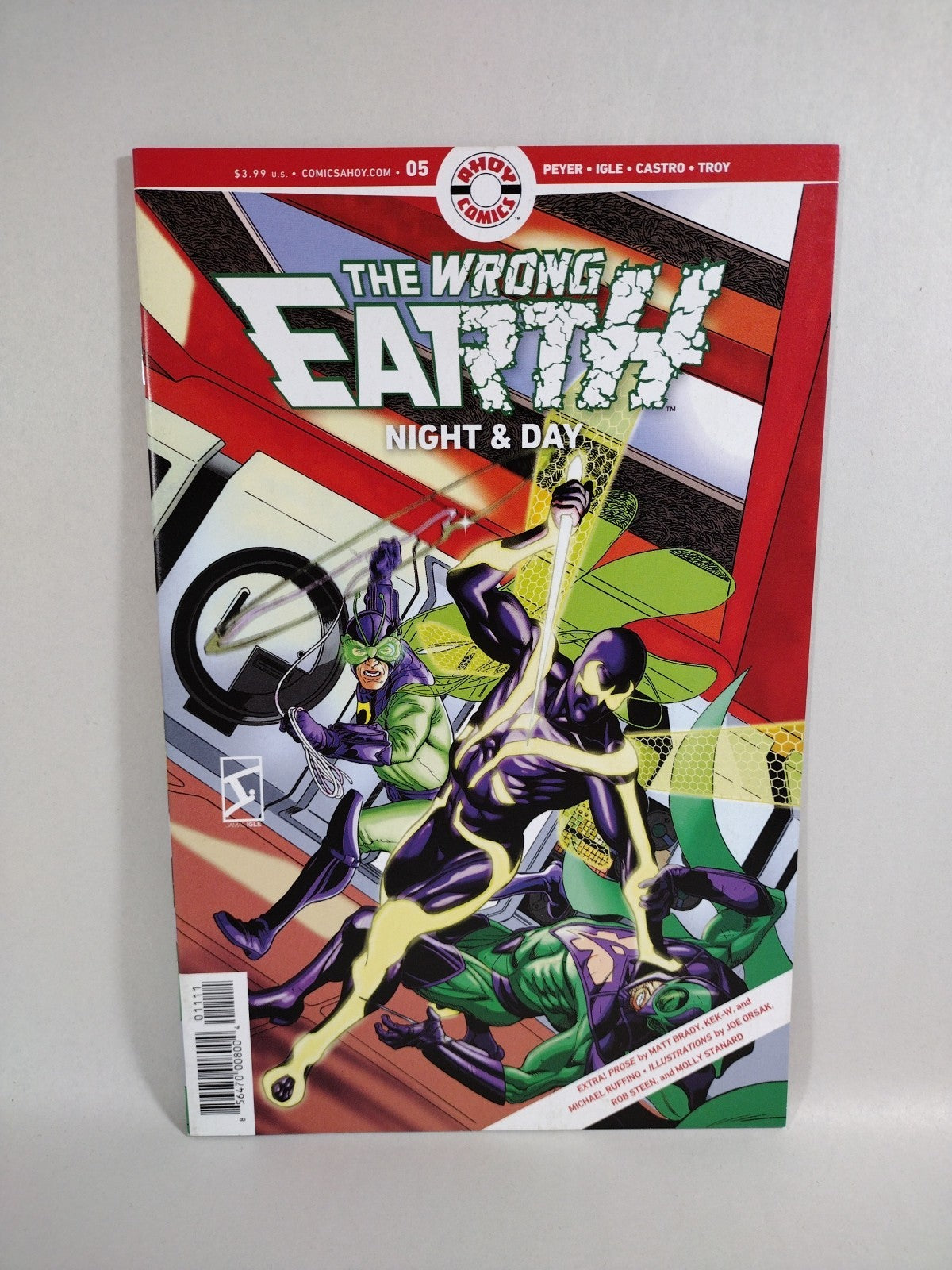 Wrong Earth Day And Night (2021) Ahoy Comic Lot #2-6 + Trapped On Teen Planet NM