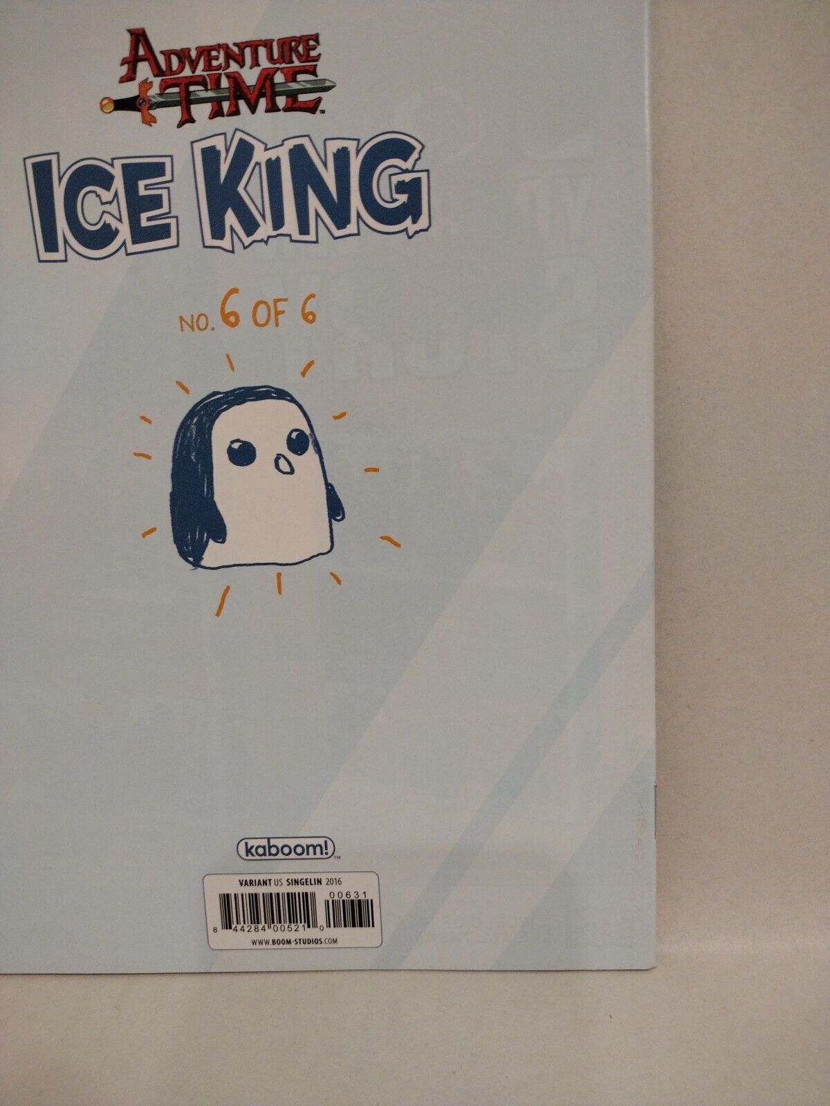 Adventure Time Ice King #6 (2016) Boom Comic Guillaume Singelin Variant NM