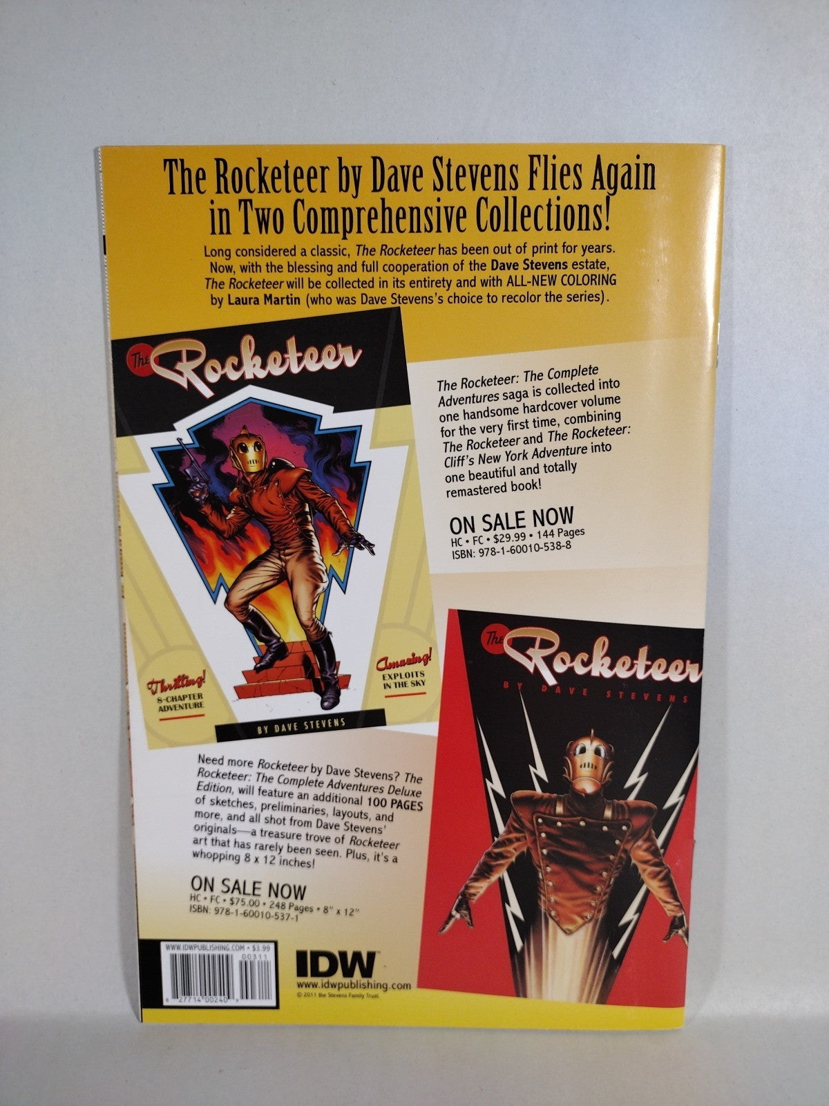 ROCKETEER ADVENTURES (2011) Complete IDW Comic Set #1-4 + ADVENTURES 2 #2-4 NM