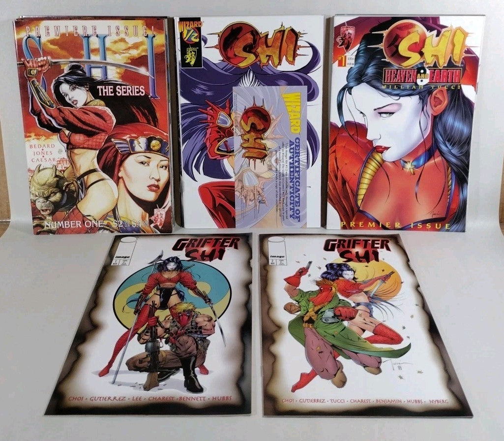 Shi (1997) The Series 1-13 Manga 2000 1-3 1/2 Heaven & Earth 1-4 Grifter 1-2