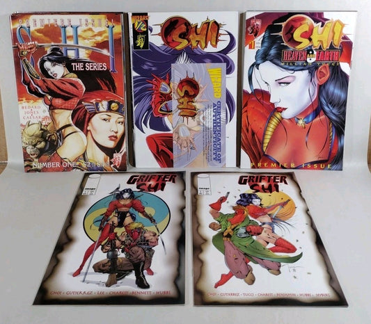 Shi (1997) The Series 1-13 Manga 2000 1-3 1/2 Heaven & Earth 1-4 Grifter 1-2