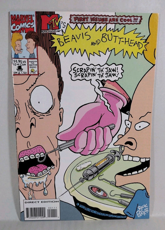Beavis And Butt-Head #1 (1993) Marvel MTV 1st Comic Appearance NM