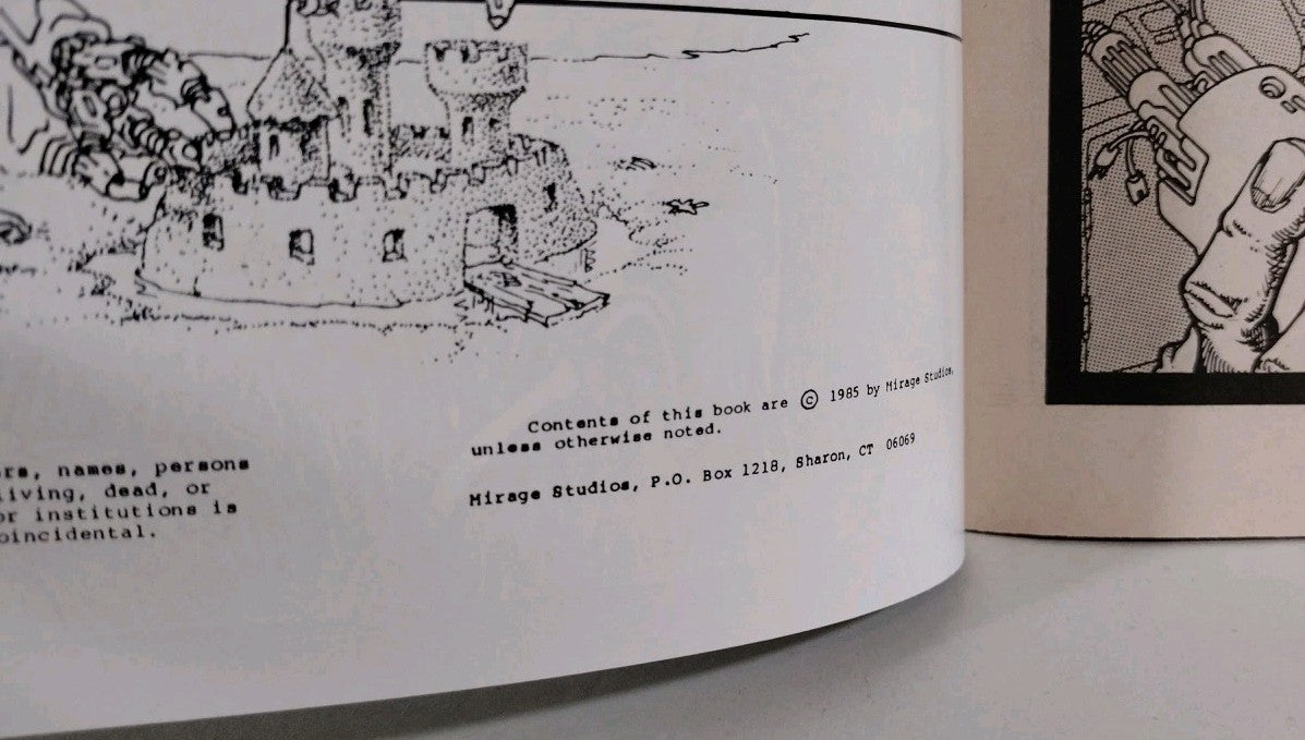 Fugitoid #1 (1985) Mirage Magazine Comic TMNT Triceritons 1st Appearance VF-NM