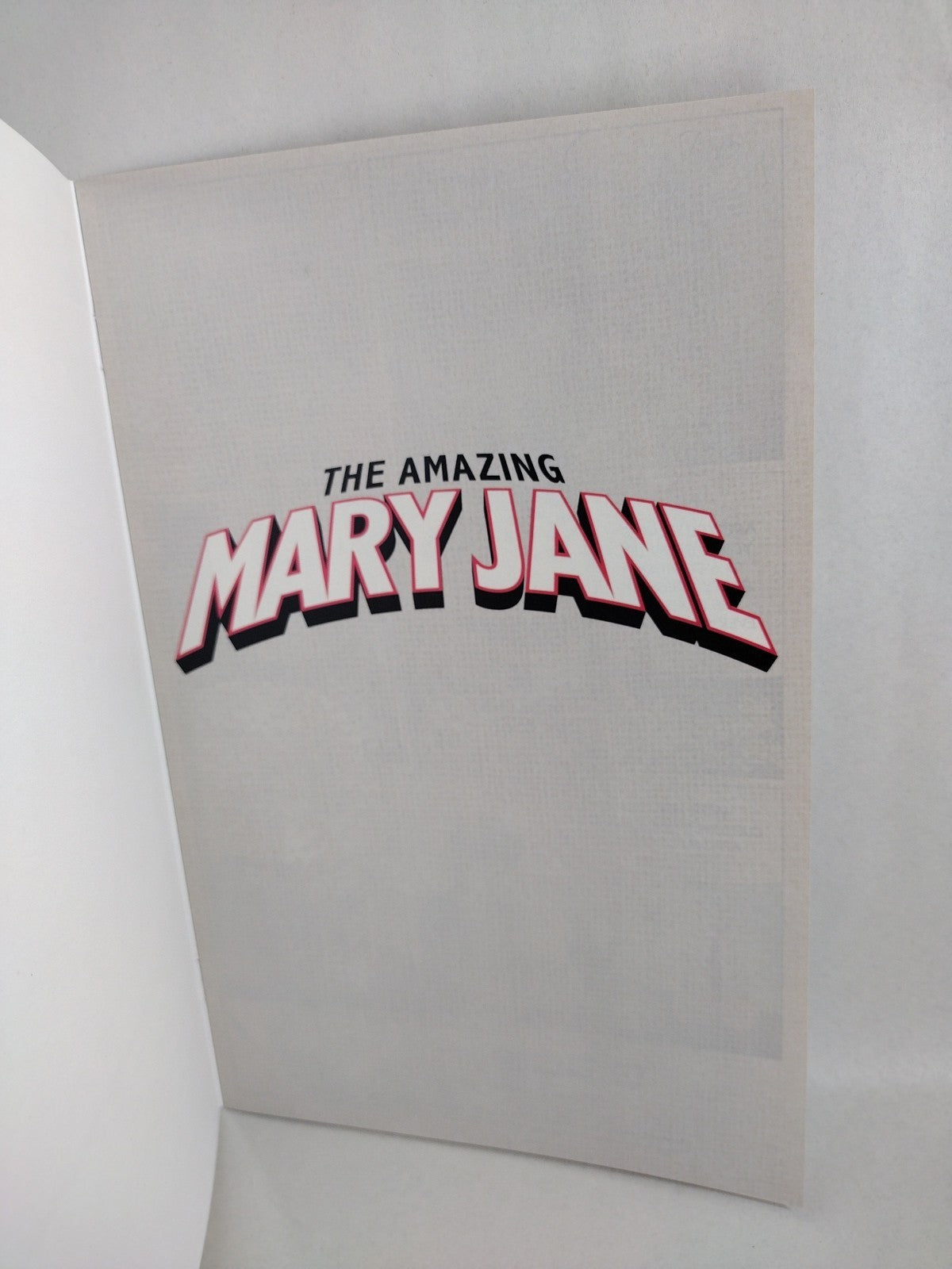 Amazing Mary Jane #1 (2019) Marvel Blank Sketch Variant Cover Comic New NM