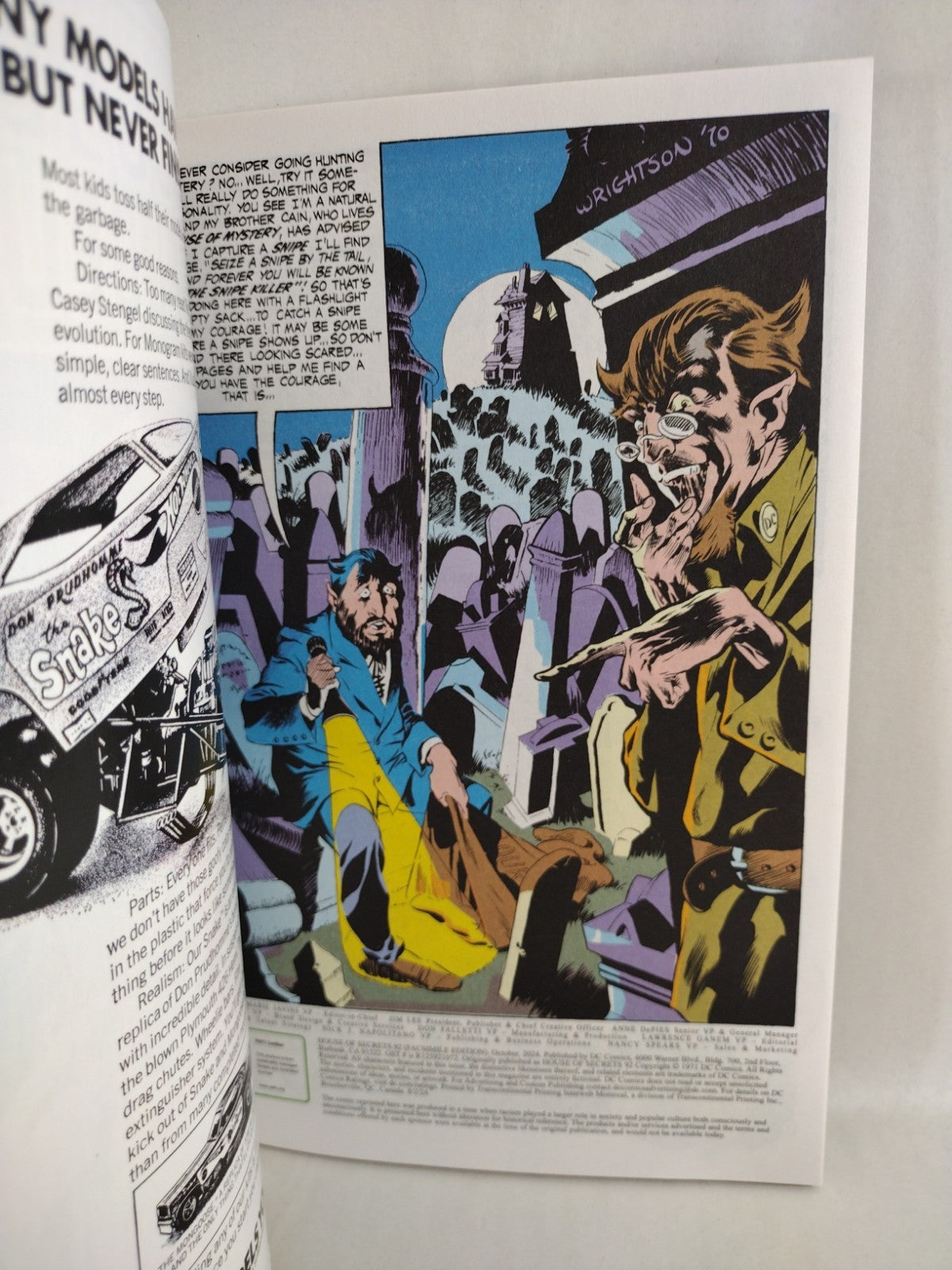 House of Secrets #92 Facsimile Edition (2024) DC Comics Beetlejuice Variant NM