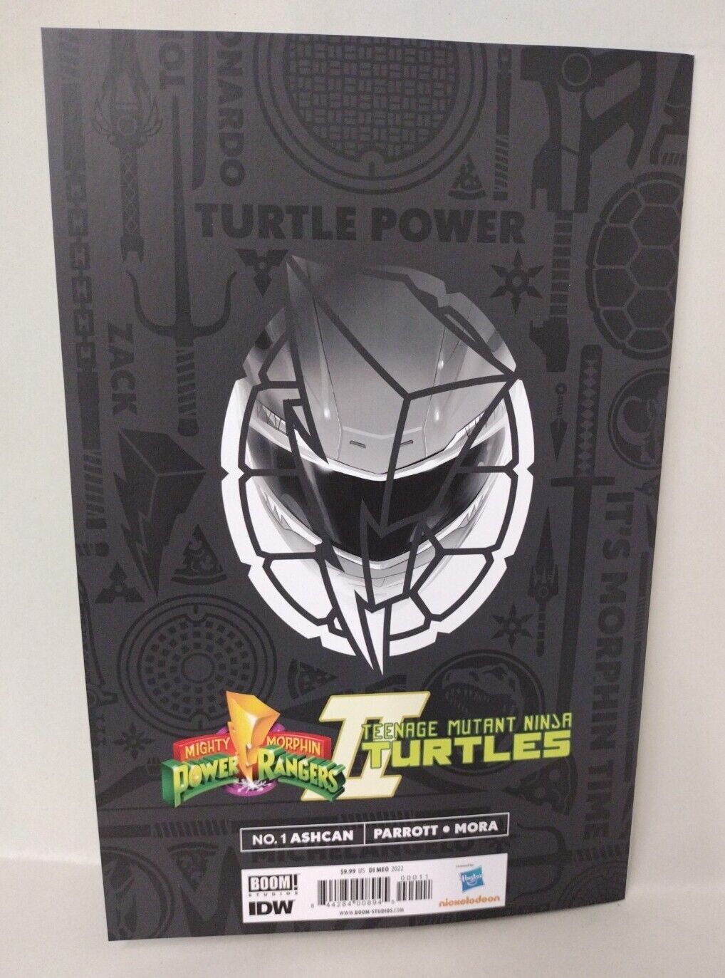 MMPR TMNT II #1 (2022) LCSD Ashcan Variant Power Rangers Ninja Turtles Dan Mora