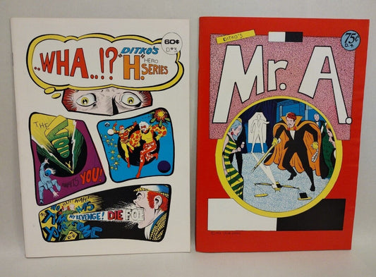 Steve Ditko's Wha!? (1975) Comic Lot Set #3 4 Mr A Bruce Hershenson VF