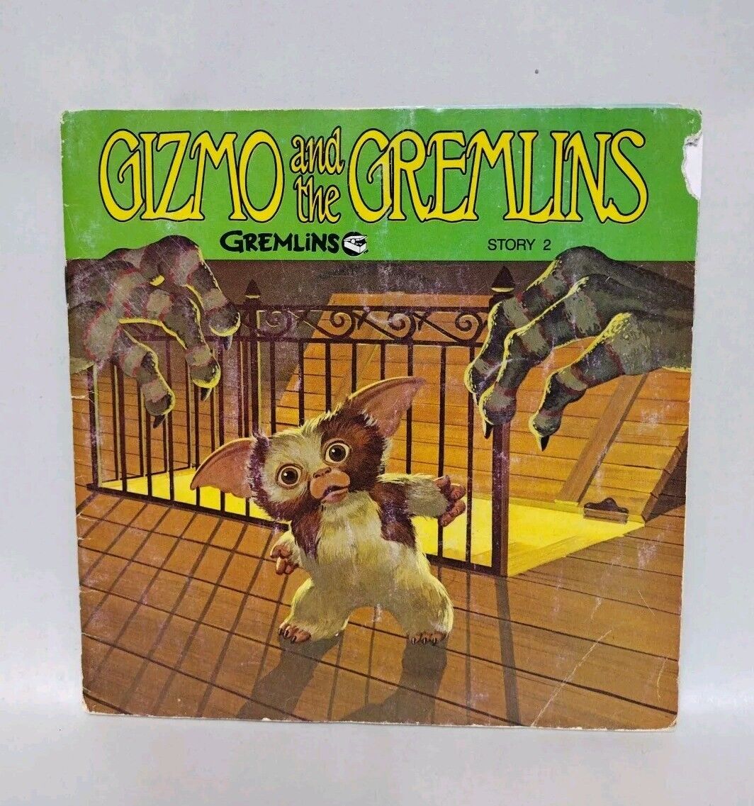 Gizmo And The Gremlins (1984) Story Book 2 3 4 5 W Records + Golden Book Lot