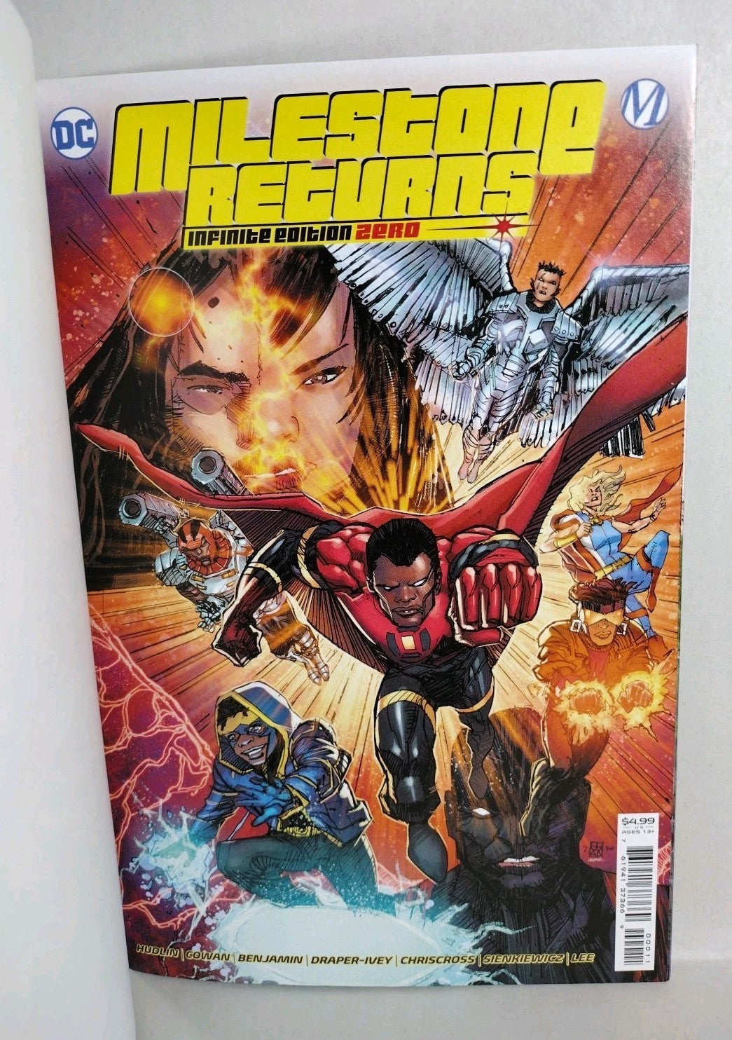 MILESTONE RETURNS INFINITE EDITION #1 Sketch Variant Cover W Original DCastr Art