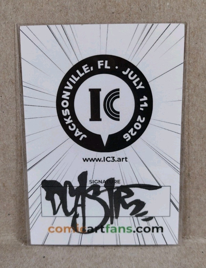 CAF IC3 (2026) JAX Convention Sketch Card W Original Dave Castr Ghost Rider Art