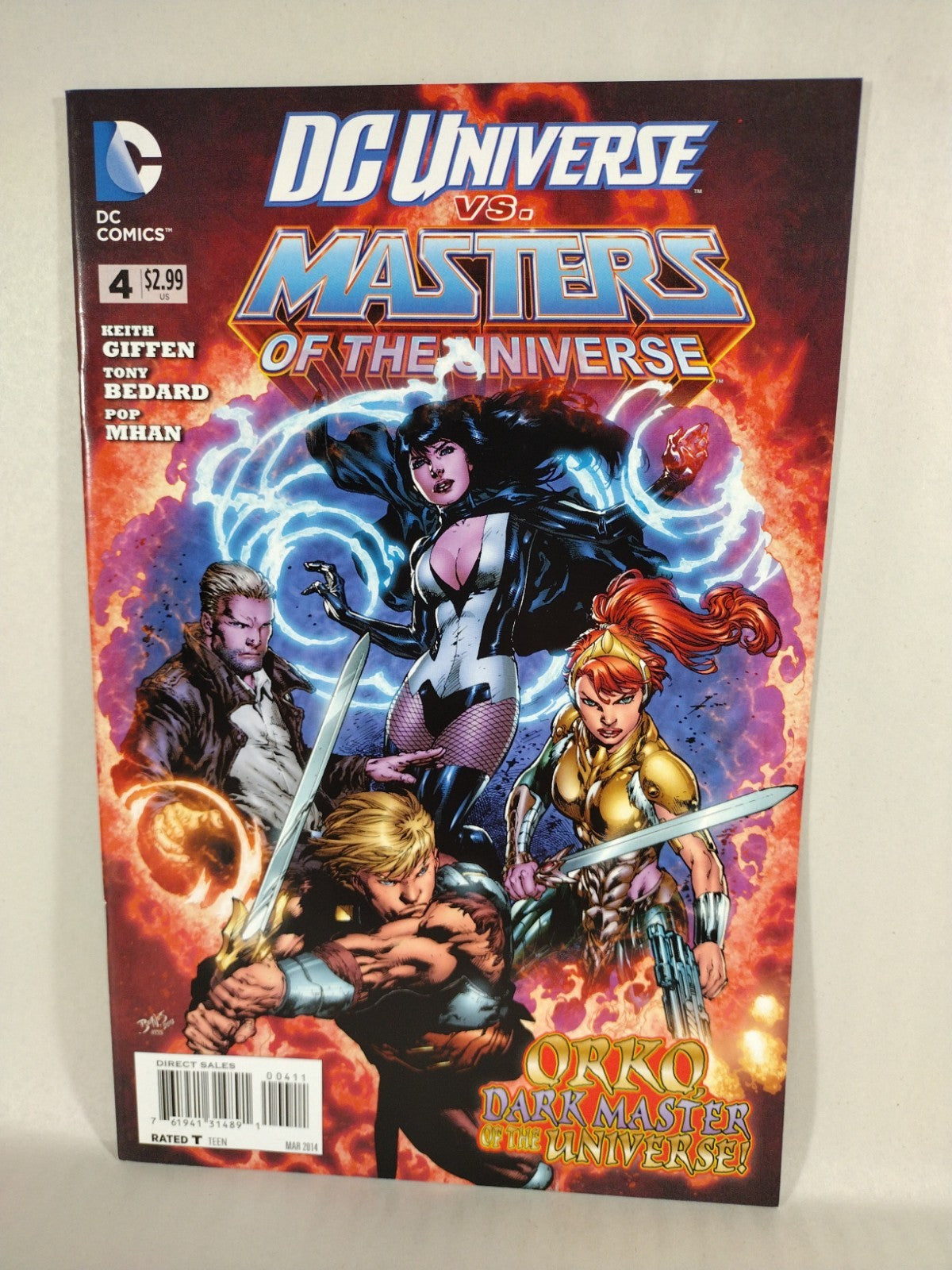 DC Universe Vs Masters Of The Universe (2013) Comic Lot #1 2 4 VG-NM