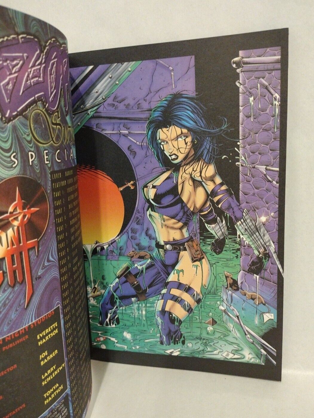 Razor Swimsuit Special #1 (1995) London Night Studios Comic Set Cover A B Signed