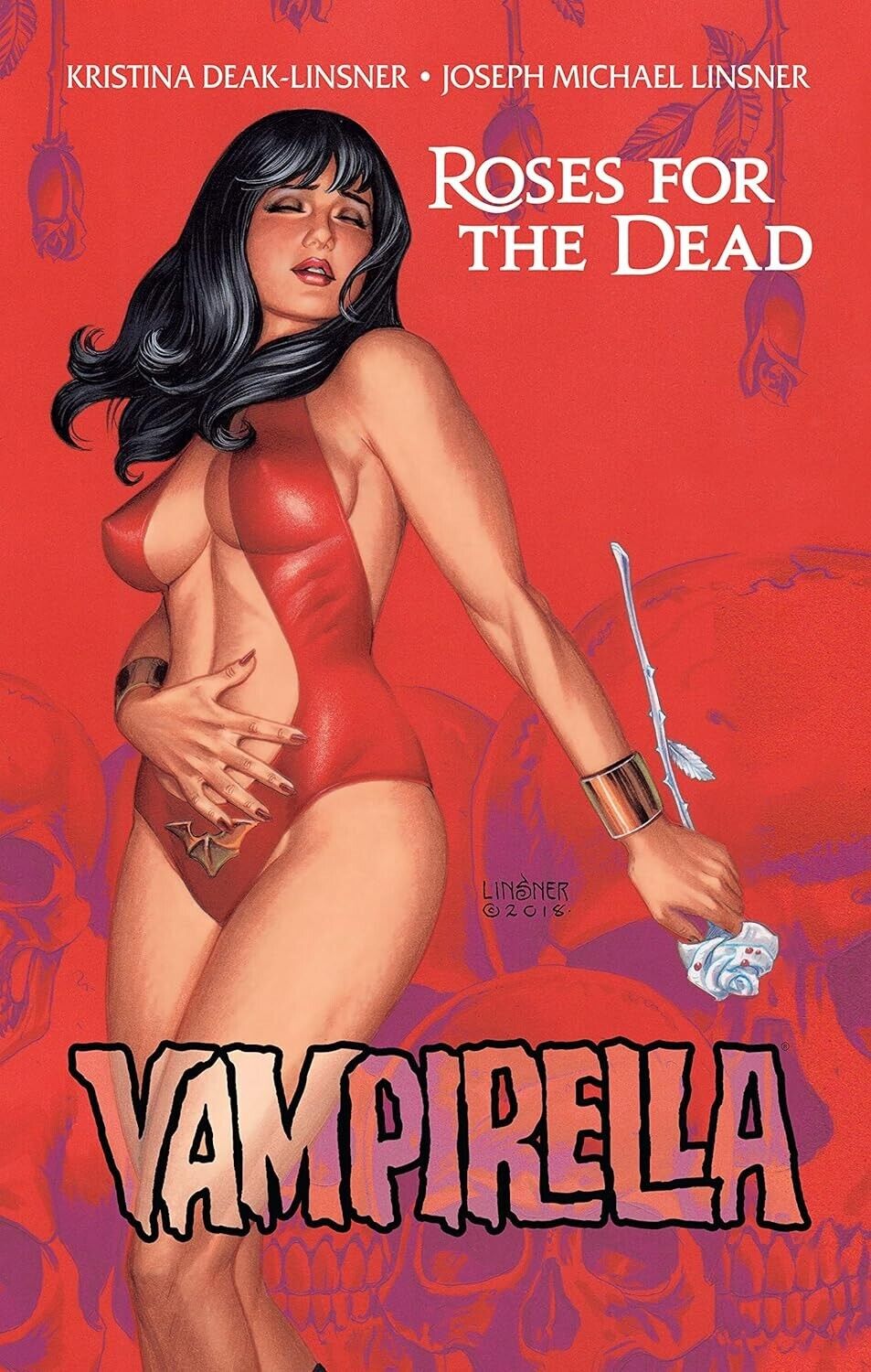 Vampirella Roses for the Dead HC by Kristina Deak-Linsner (2019 ) Brand New