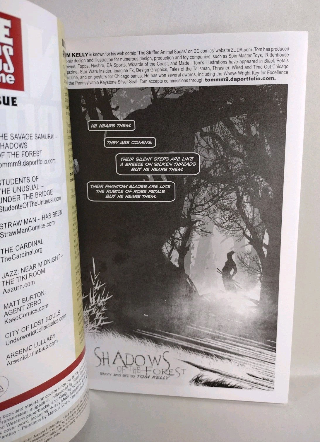 Indie Comics Magazine (2011) Aazurn Lot #1 2 3 4 5 6 Signed Tim Joe Vigil 