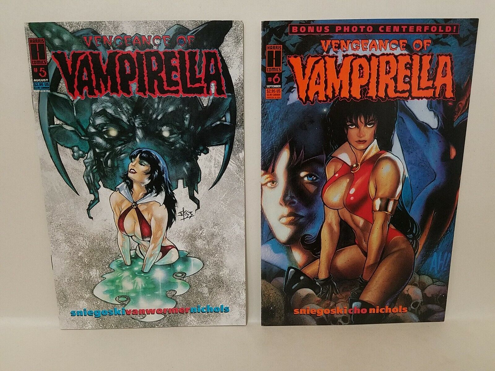 Vengeance Of Vampirella (1994) Harris Comic Lot #5 6 7 8 18 Tom Sniegoski