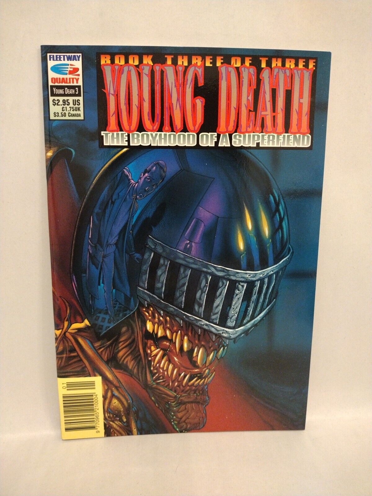 Young Judge Death: Boyhood Of A Super Fiend Complete Fleetway Comic Set #1 2 3 