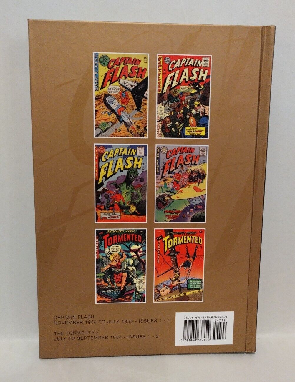 Roy Thomas Presents Captain Flash / Tormented HC Golden Age PS Artbooks New