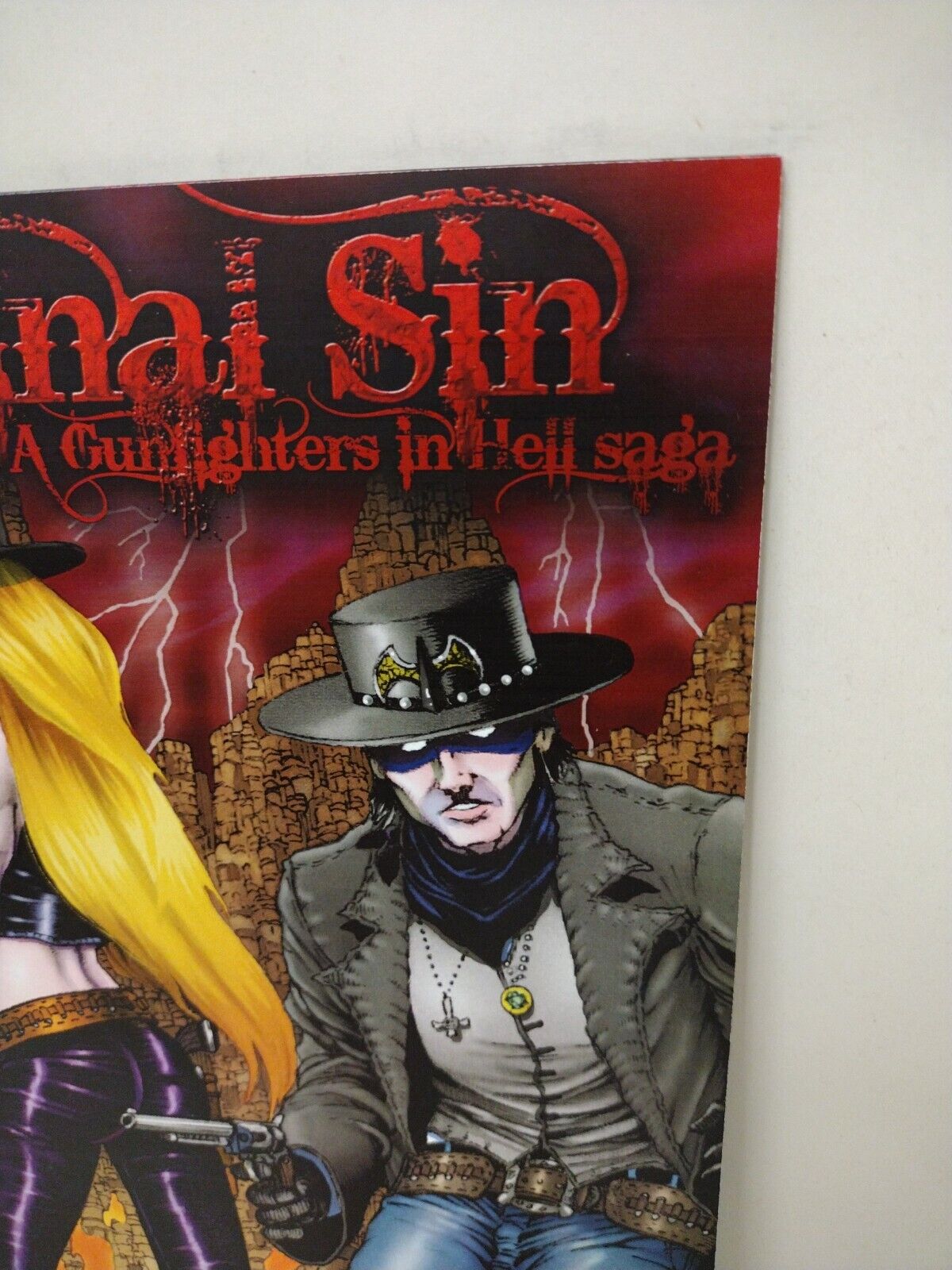 Gunfighters In Hell Original Sin 3 (2012) Wild Angels Comic Last Issue Joe Vigil