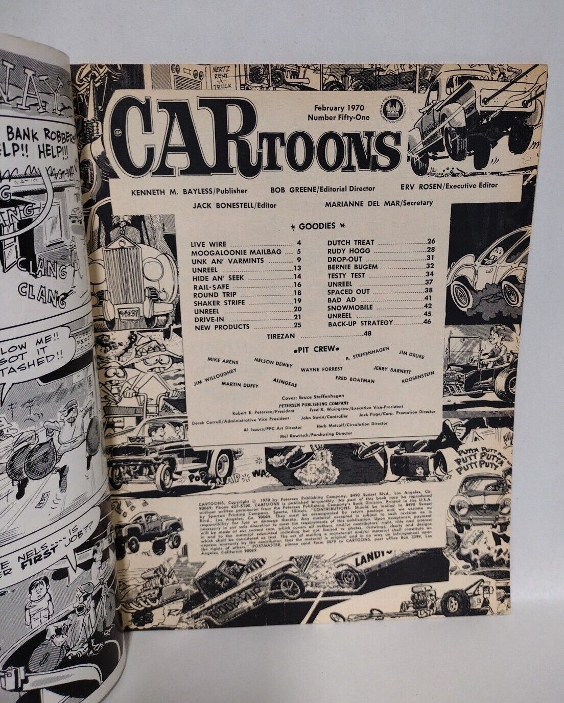 CAR Toons (1970) #51 Petersen Publishing B Steffenhagen Mike Arens