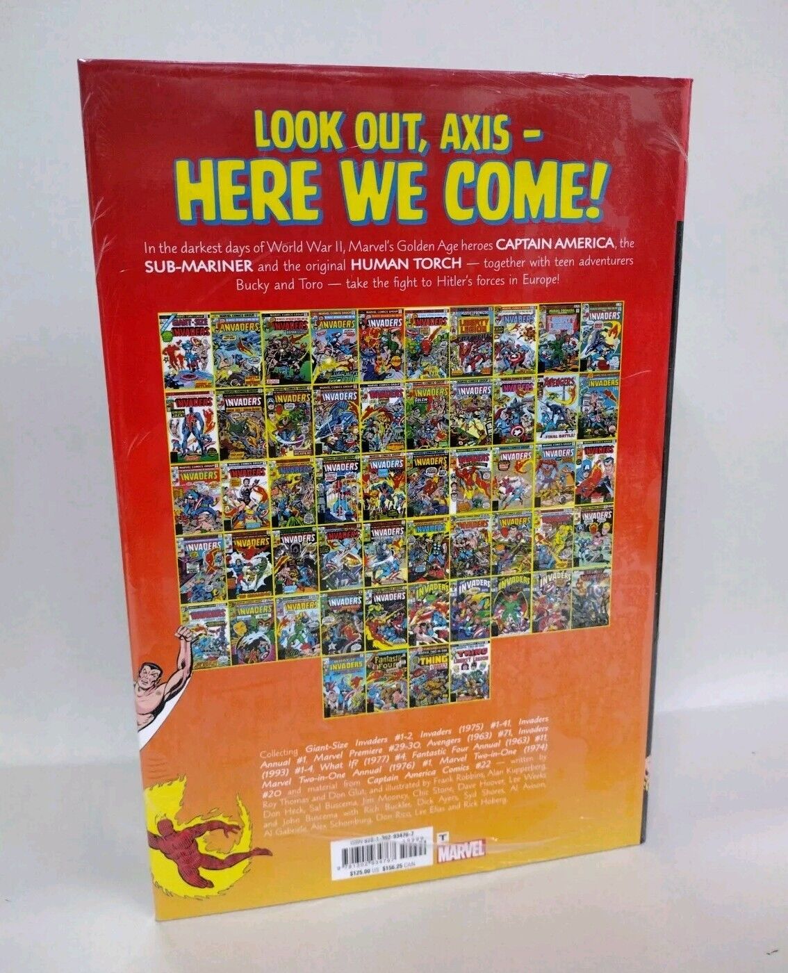 Invaders Omnibus Marvel HC Jack Kirby DM Variant Captain America New Sealed