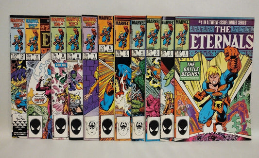 Eternals (1985) Marvel Comic Lot Set #1-9 11 12 Walter Simonson