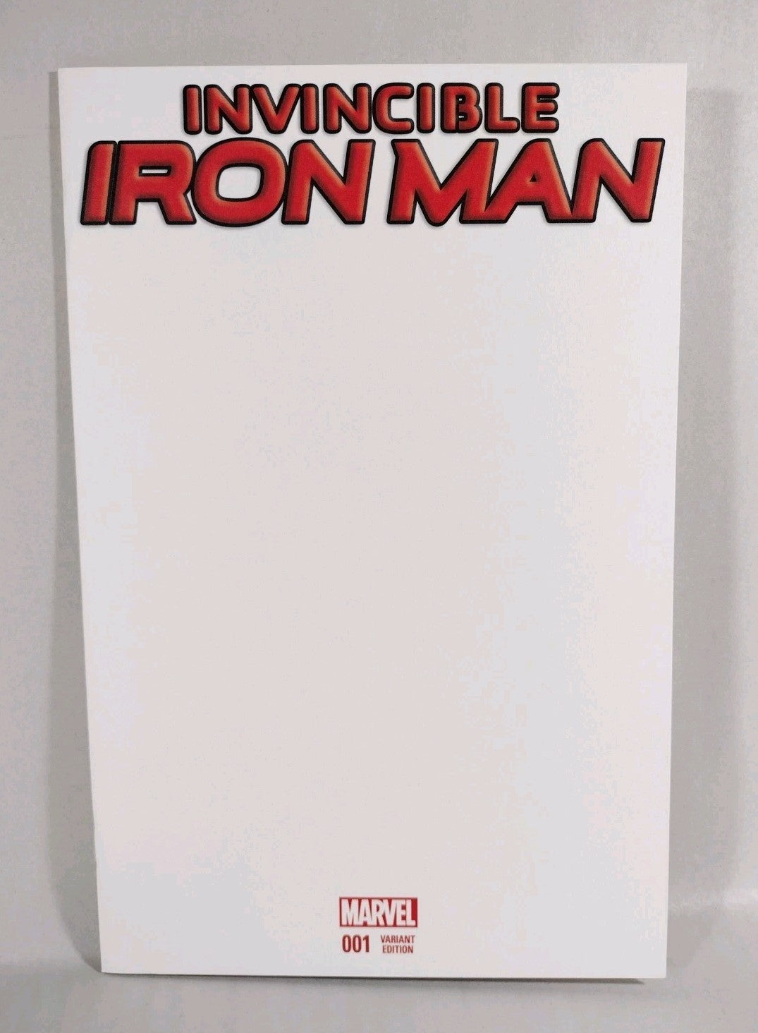 Invincible Iron Man #1 (2015) Marvel Blank Sketch Variant Cover NM