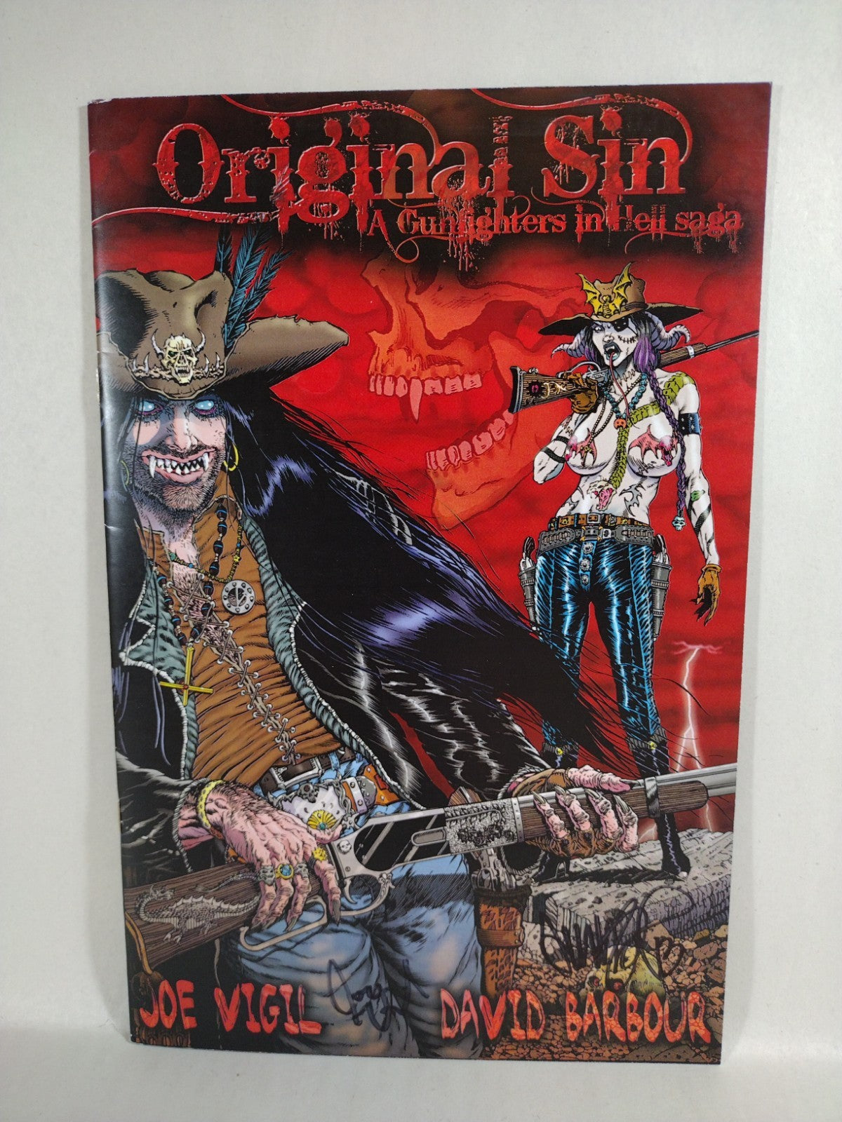 Original Sin (2012) Complete Wild Angels Comic Set #1 2 3 Signed Joe Tim Vigil