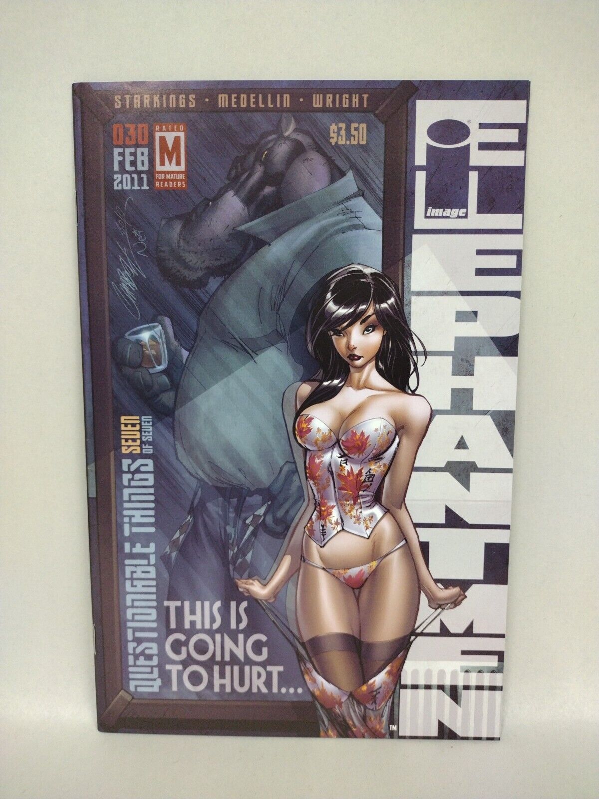 Elephantmen #30 (2011) Image Comic Flip Book Low Print J. Scott Campbell Cover