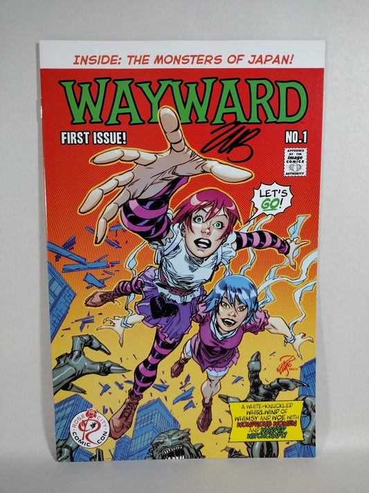 Wayward #1 (2014) Image Comic Erik Larsen RCCC Variant Cover J Signed Jim Zub NM